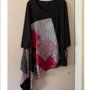 Alfani asymmetrical women’s 3/4 sleeve top